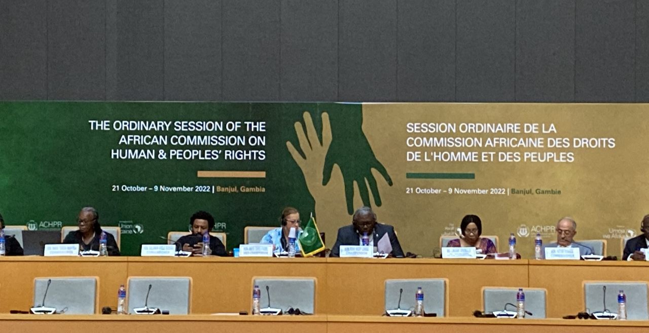 إشادة من اللجنة الافريقية لحقوق الانسان والشعوب بالمفوضية القومية لحقوق الانسان