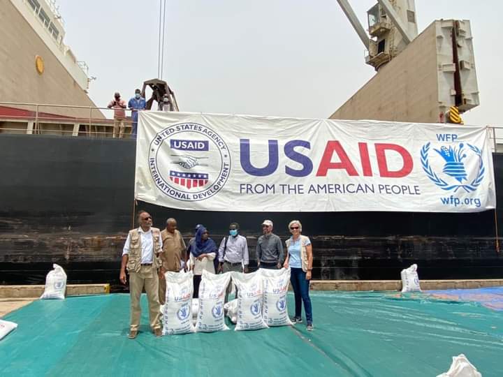 ميناء بورتسودان يستقبل شحنة مساعدات أمريكية