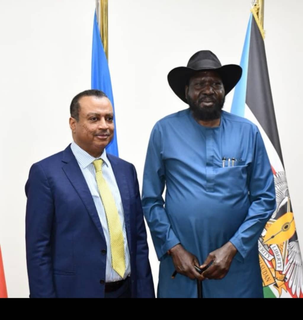 الرئيس سلفاكير يستقبل السيد جعفر الميرغني ويبحث معه الأزمة السودانية وآفاق الحلول