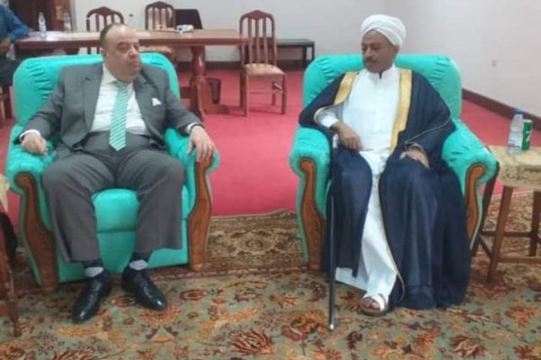 جعفر الميرغني يلتقي مساعد وزير الخارجية المصري